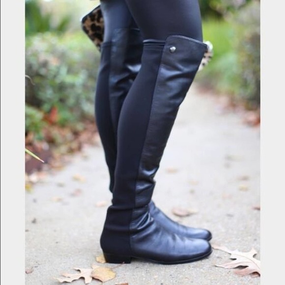 Vince Camuto Shoes - Vince Camuto Karita Black Leather Boots 6.5 NEW